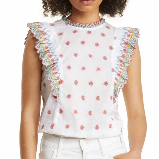 Boden - Broderie Anglaise Sleeveless Top - Rack Hunt -