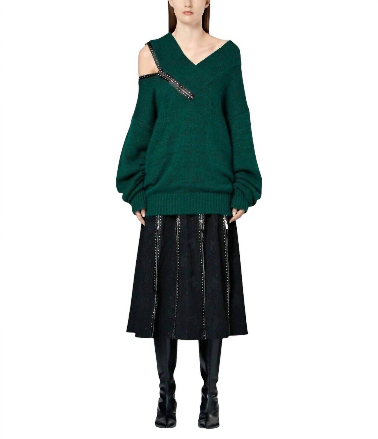 Christopher Kane - Lace Jacquard Diamond Skirt - Rack Hunt -