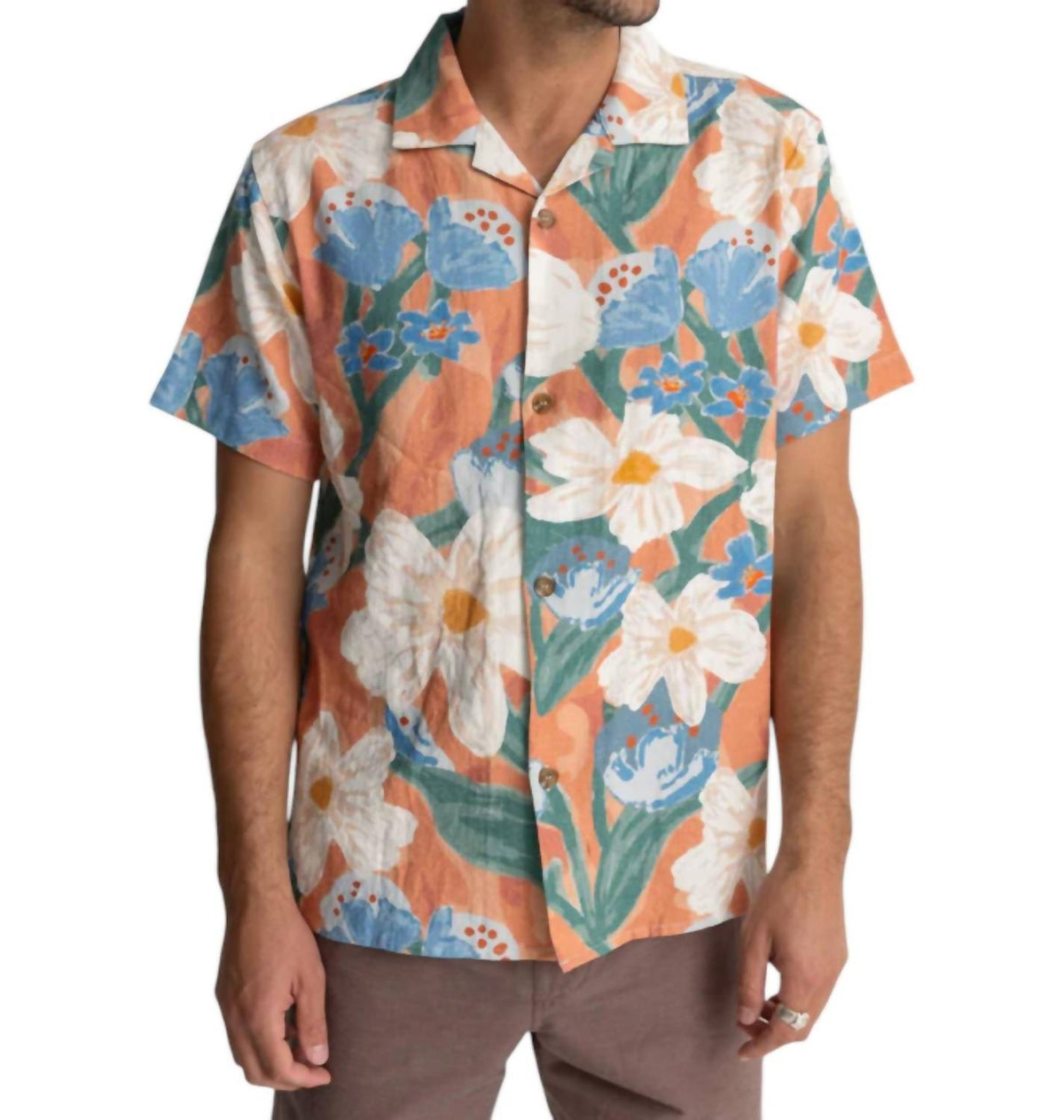 Lost Orchid Cuban Short Sleeve Shirt