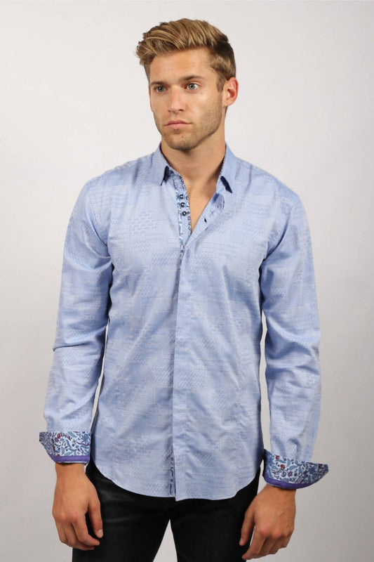 Jacquard Button Down Shirt