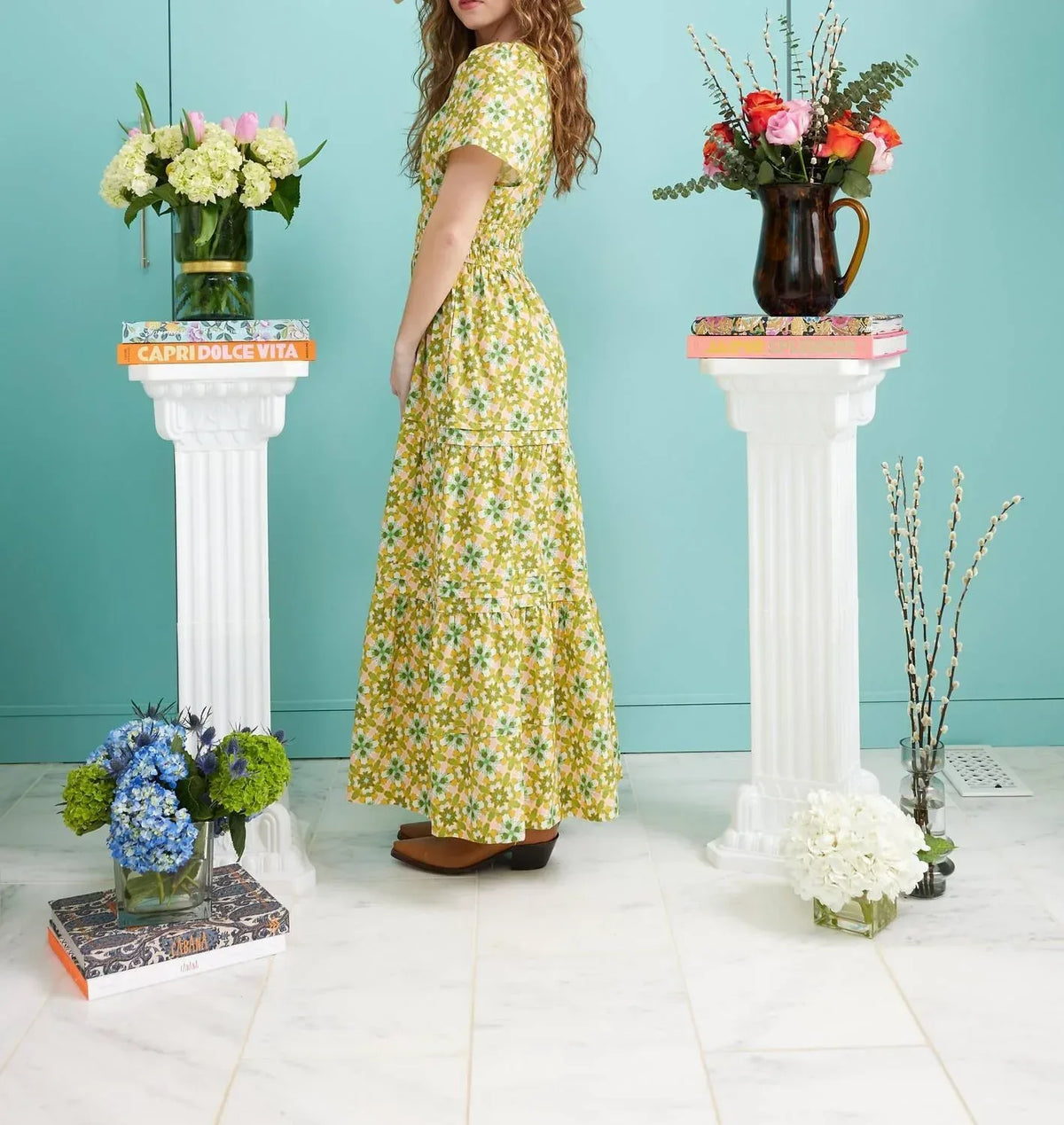 BROOKS AVENUE - Poppy Deep V Maxi Dress - Rack Hunt