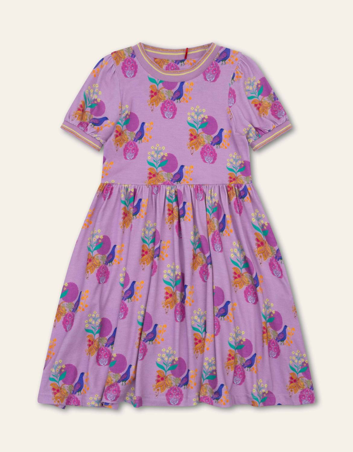 Girl's Djerry Bird And Fruit Dress