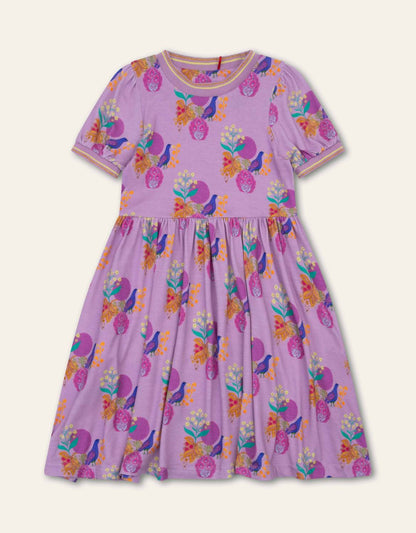 Girl's Djerry Bird And Fruit Dress