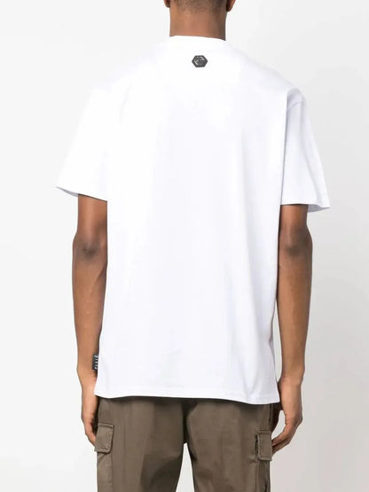 PHILIPP PLEIN - Rhinestone Logo Skull T-shirt - Rack Hunt