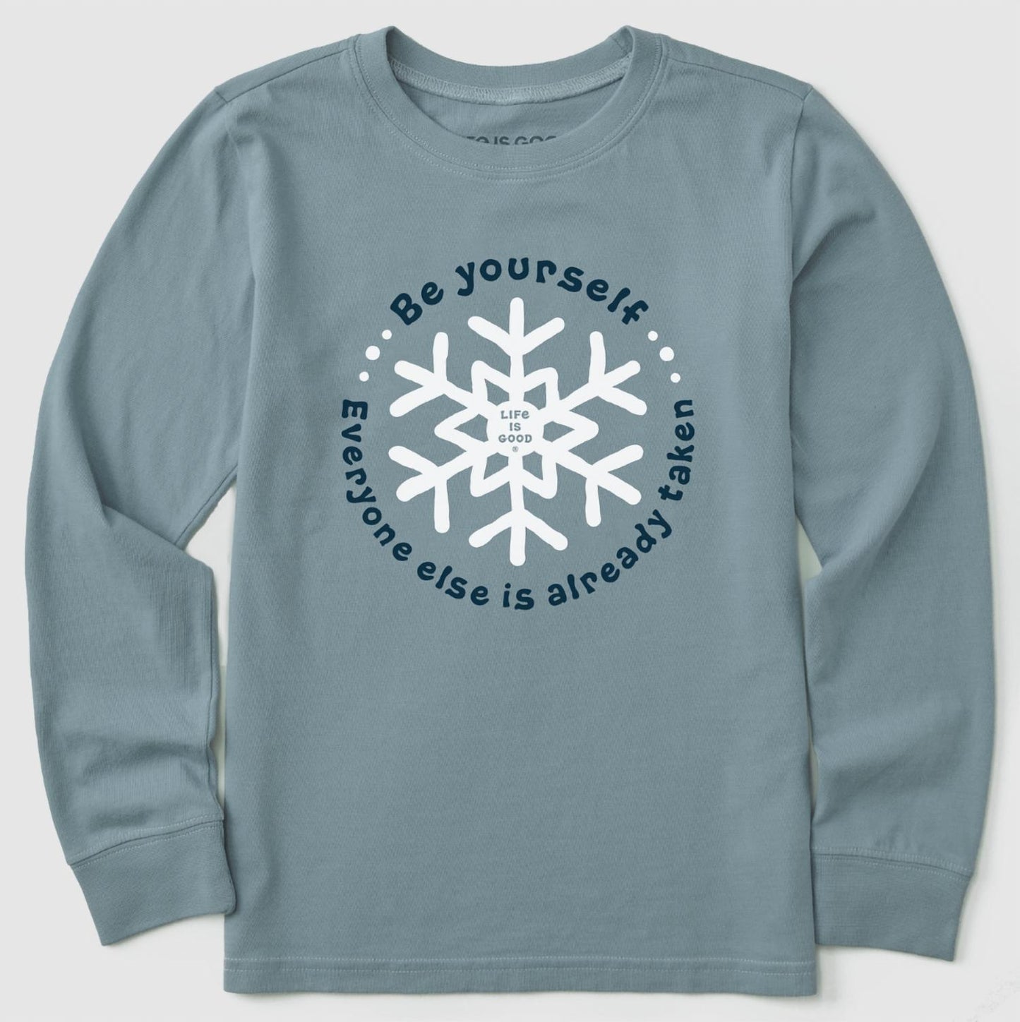 Kid's Be Yourself Snowflake Crusher Tee