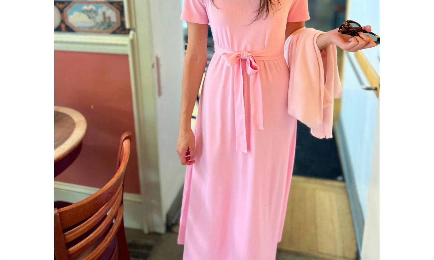 Puff Sleeve T-shirt Dress