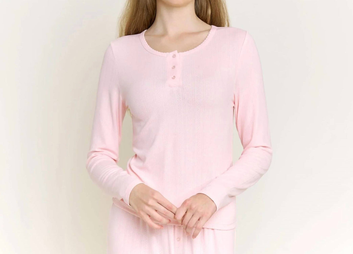Blissful Long Henley Set