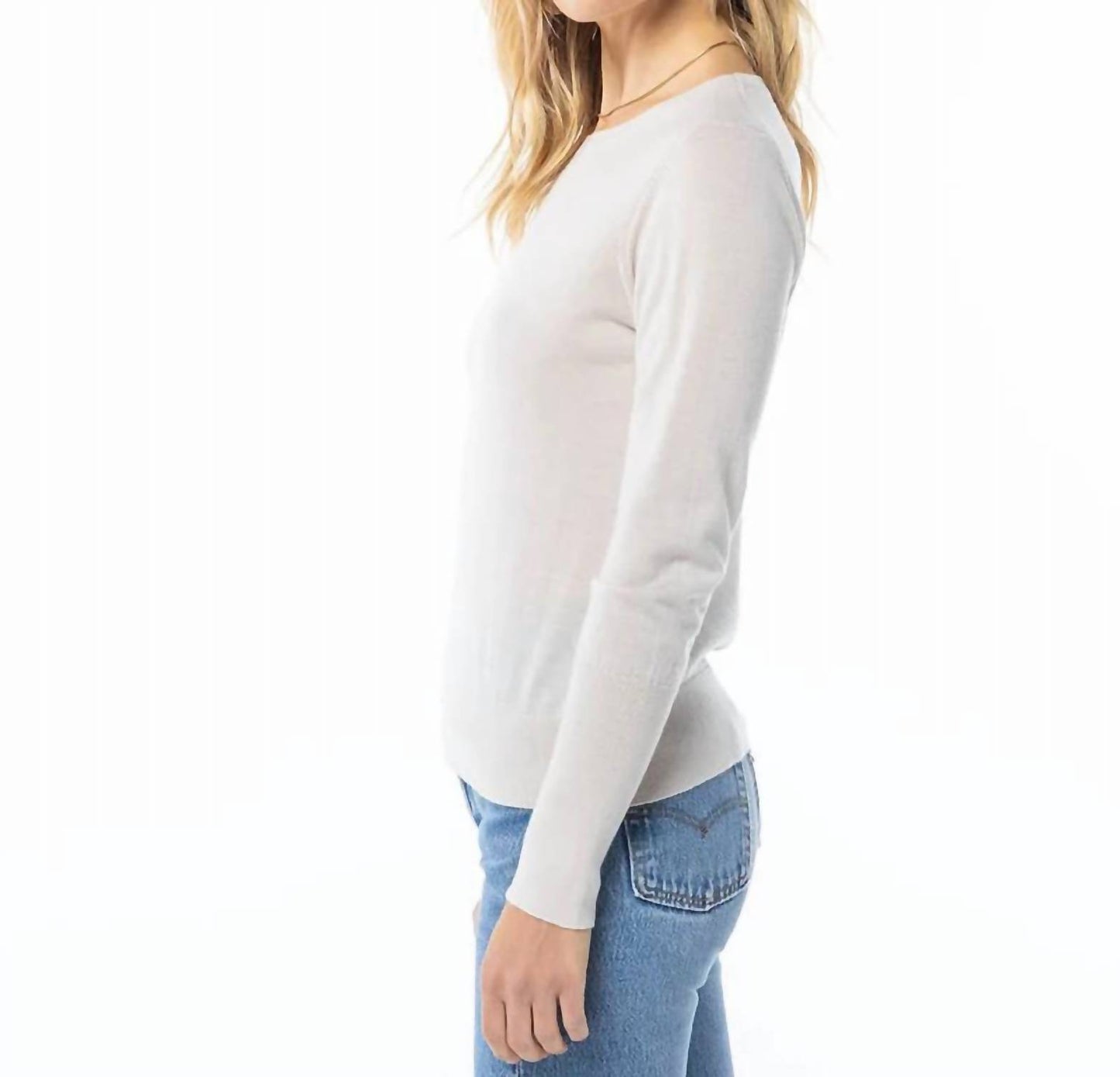 Worsted Cashmere Long Sleeve Tee