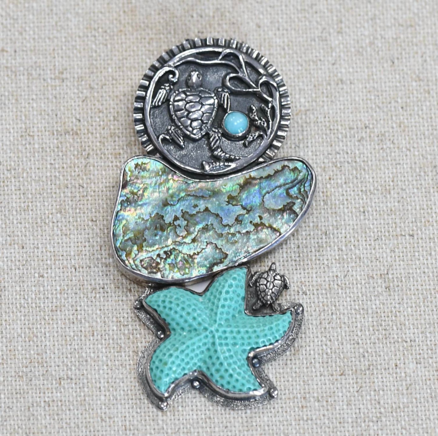 Sea Life Brooch Pendant