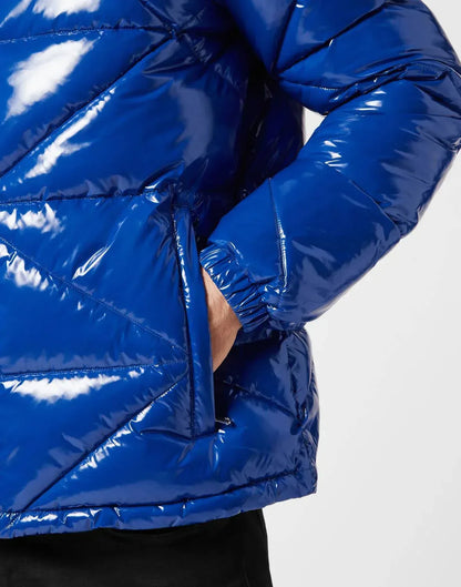 PHILIPP PLEIN - Quilted Hexagon Down Jacket - Rack Hunt