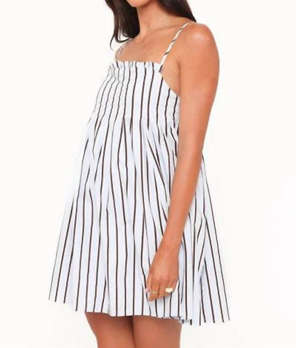 Cole Striped Mini Dress