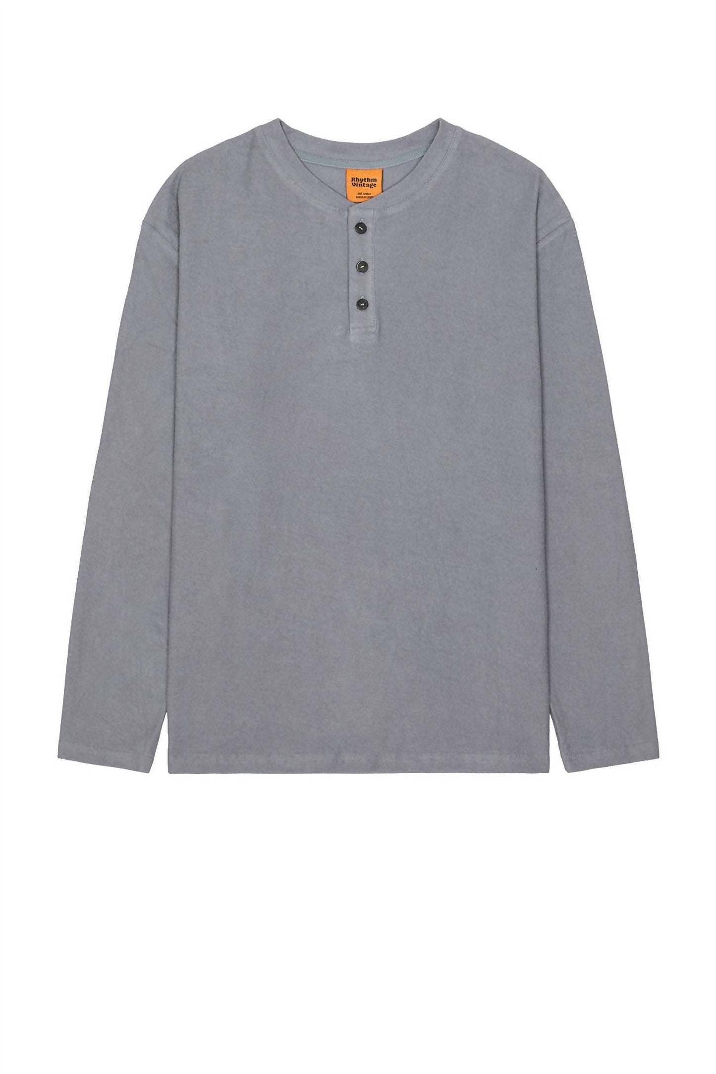 Vintage Terry Long Sleeve Henley Top