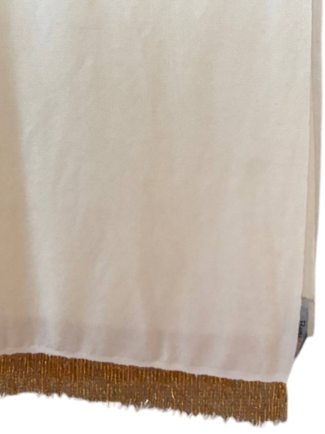 Women's Pashmina Scarf With Bead Trim