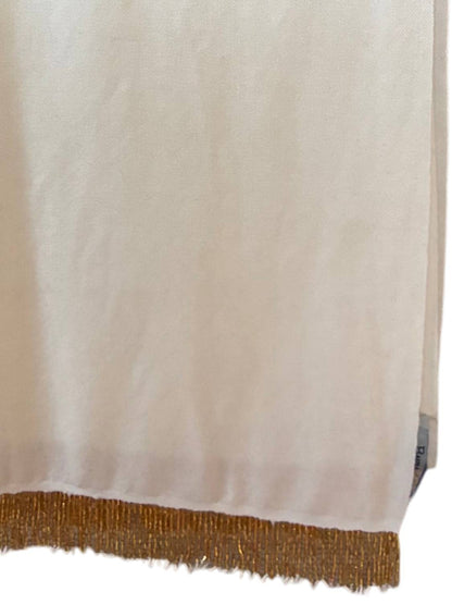 Women's Pashmina Scarf With Bead Trim