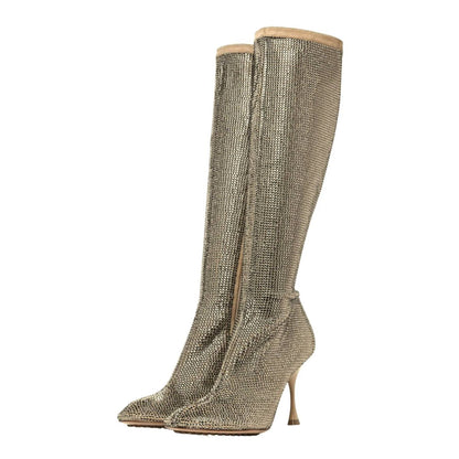 Women's Sparkle Dot Embellished Boots