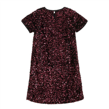 Velour Sequin Dress