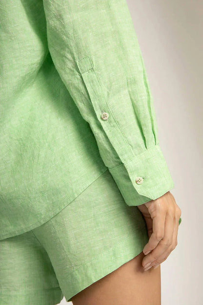 Touché - Linen Blend Button-up Shirt - Rack Hunt