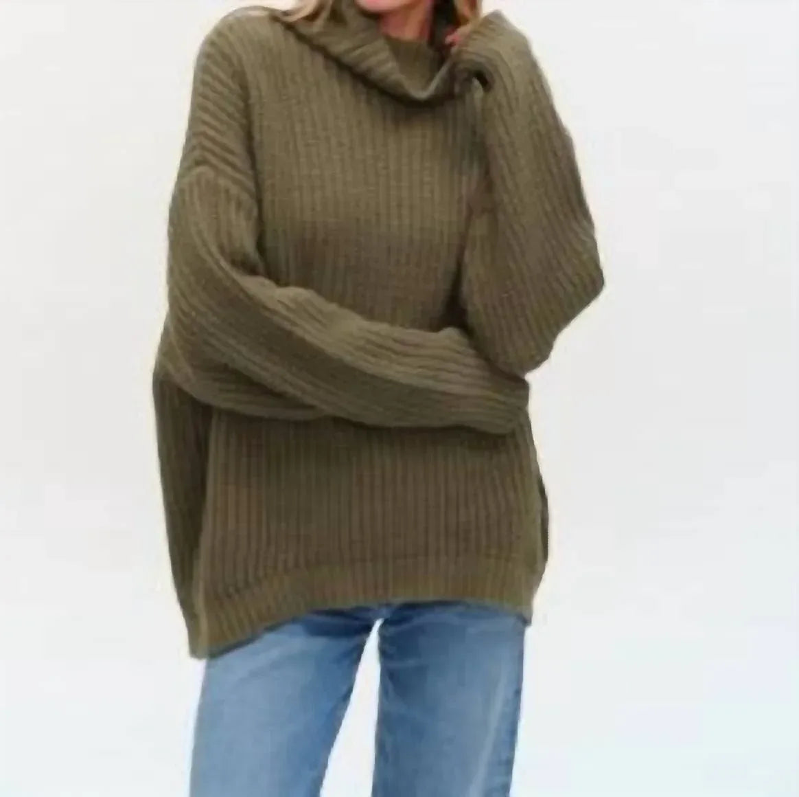 Sage & Clare - Delaney Oversized Turtleneck Sweater - Rack Hunt