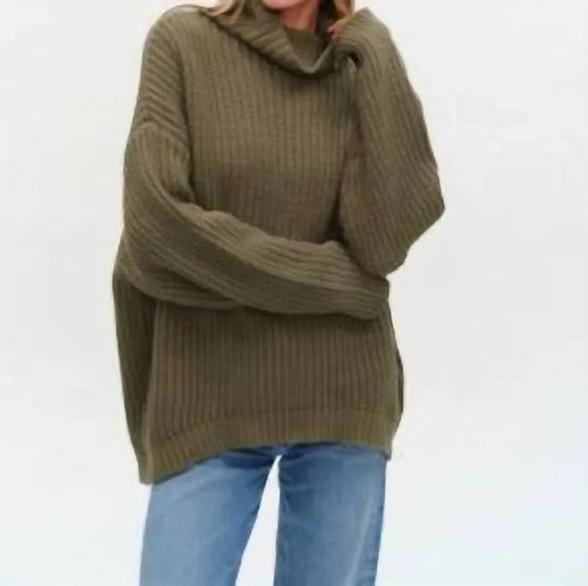 Sage & Clare - Delaney Oversized Turtleneck Sweater - Rack Hunt