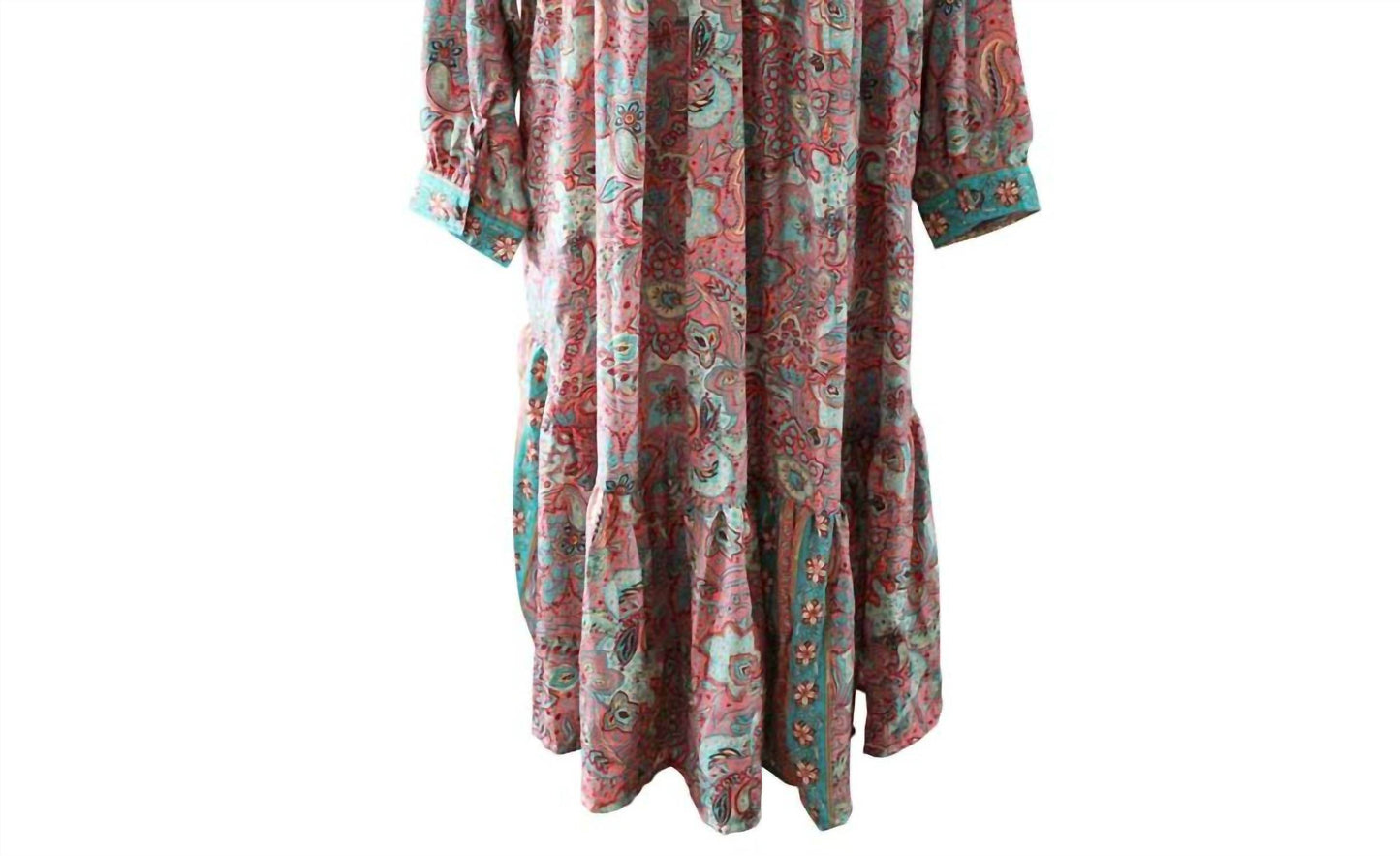 Powell Craft - Sky Ruffled Hem Midi Dress - Rack Hunt -