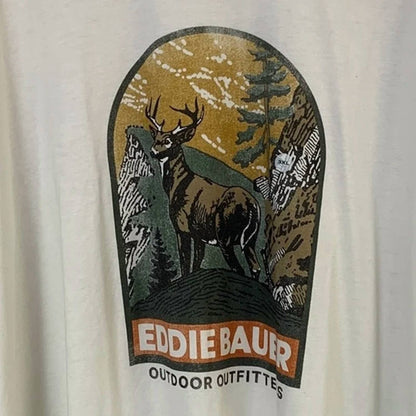 Men's Forest Deer Short Sleeve Tee - Plus