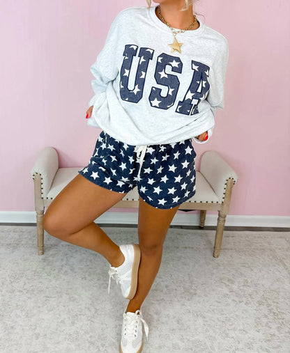 Party In The Usa Crewneck Top