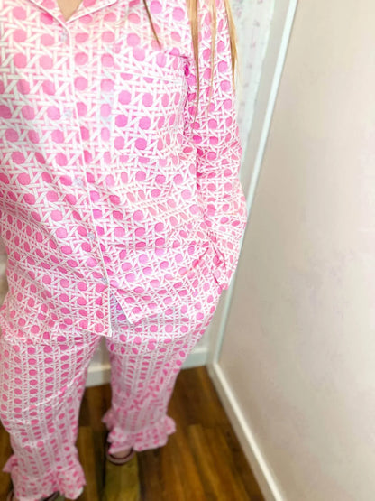 Heart of Grace - Ruffle Pajama Pant Set - Rack Hunt