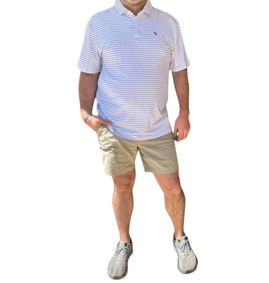 Autilove - Stripe Performance Polo - Rack Hunt -