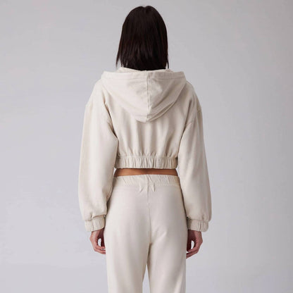 Women's Zip Crop Sweatshirt