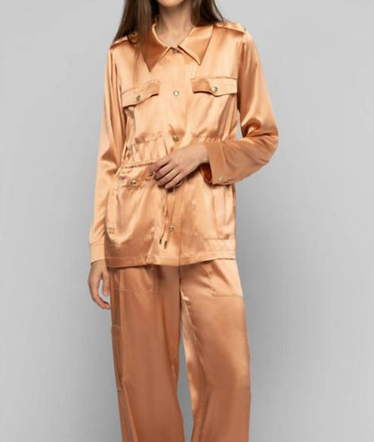 Vagnes Silk Safari Jacket