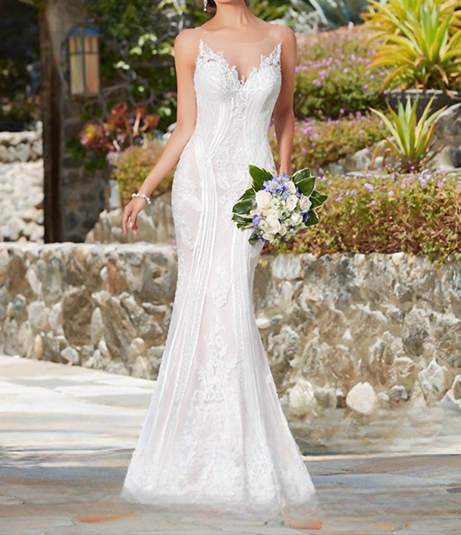 Kitty Chen Couture - Ivana Mermaid Lace Dress - Rack Hunt