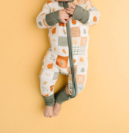 Kid's Autumn Patchwork Bamboo Sleeper