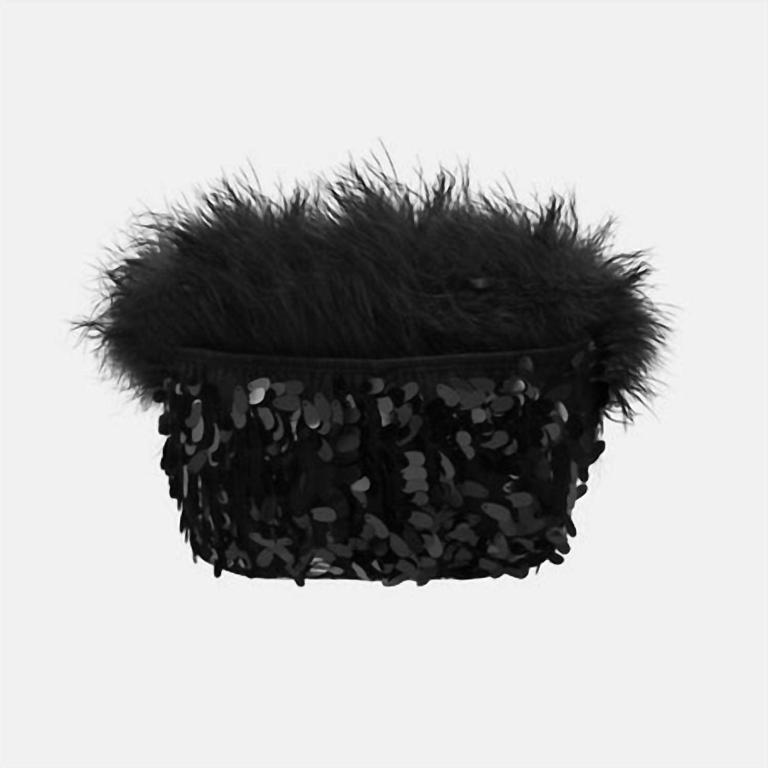 OW Collection - Virgo Sequin Feather Top And Skirt Set - Rack Hunt