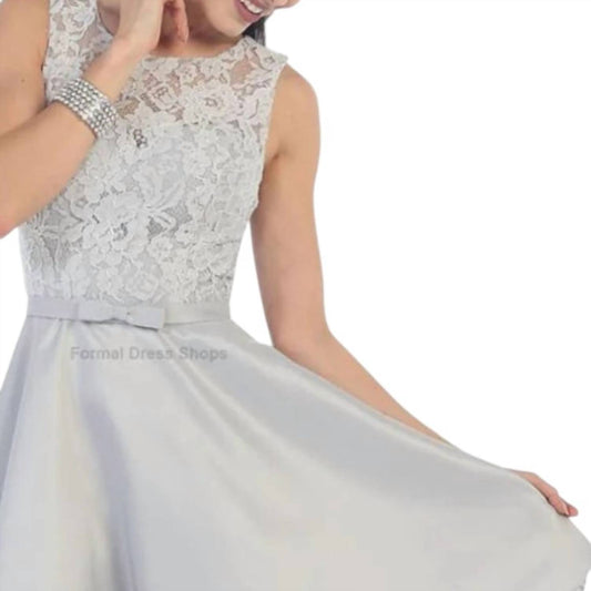 Simple & Classy Short Bridesmaids Dress