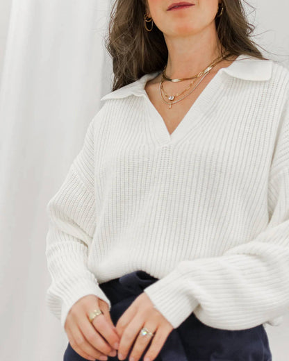 Muse Collared Sweater