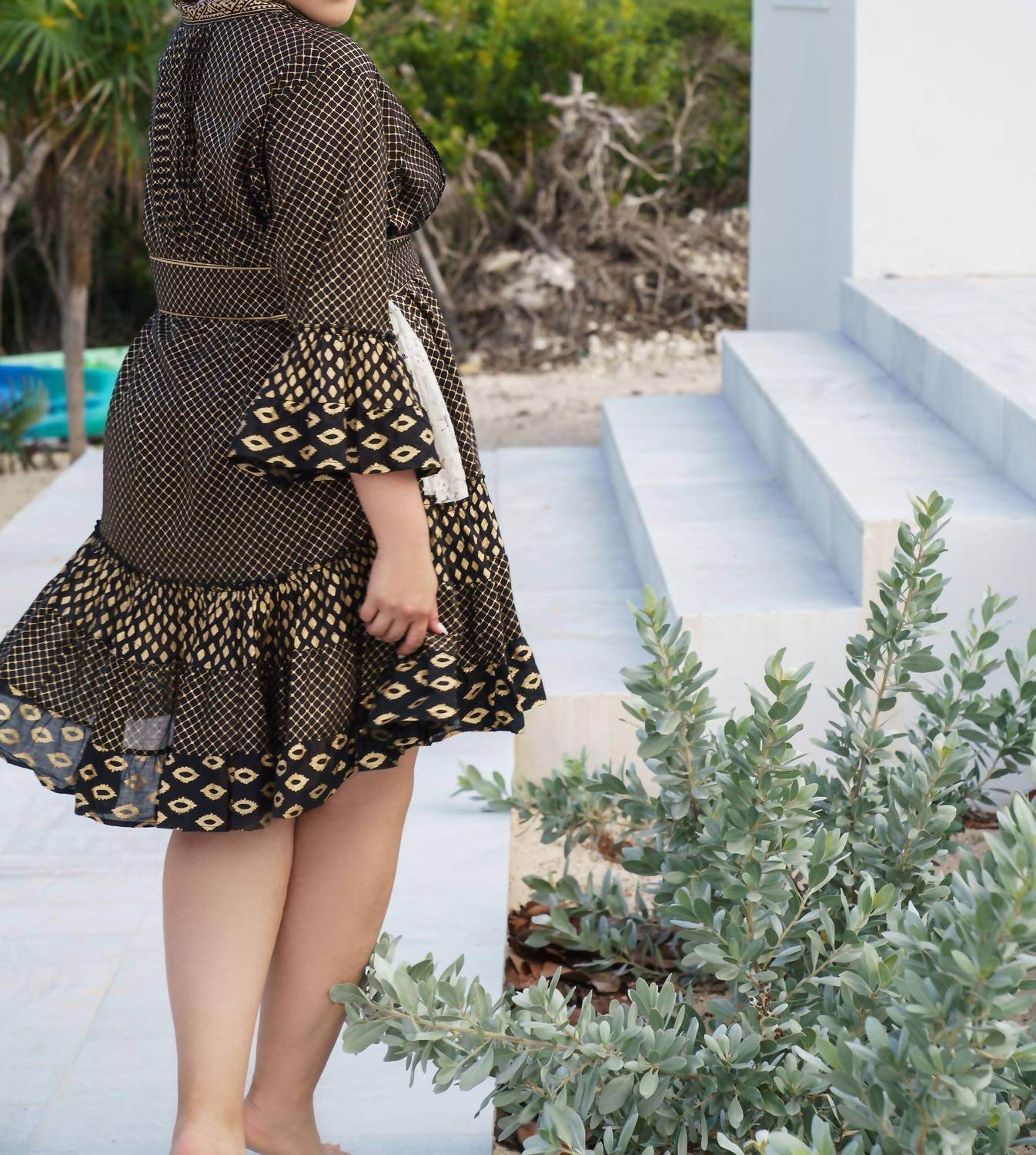 Pep's Cannes - Short Net Print Mini Dress - Plus - Rack Hunt