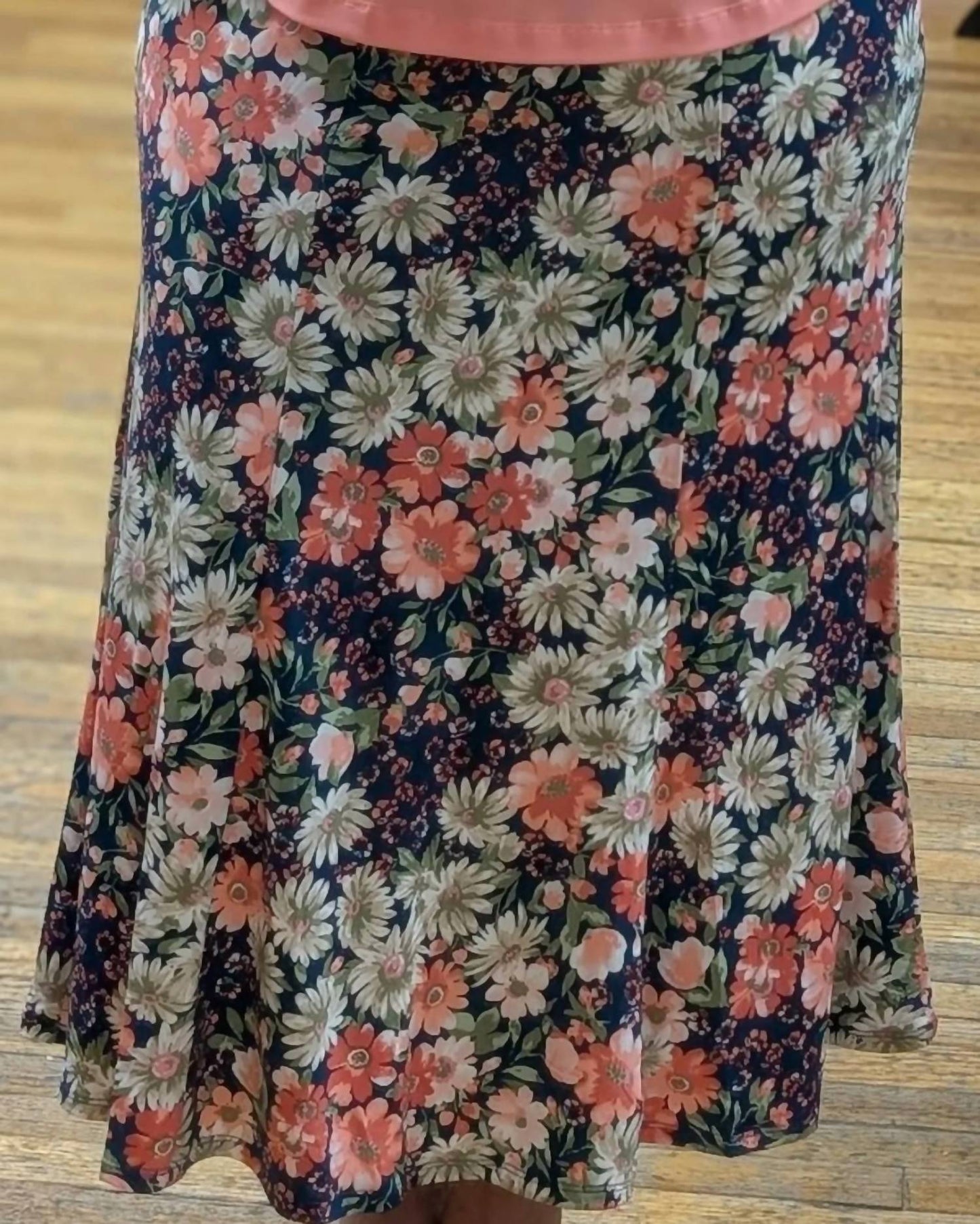 Floral Midi Skirt