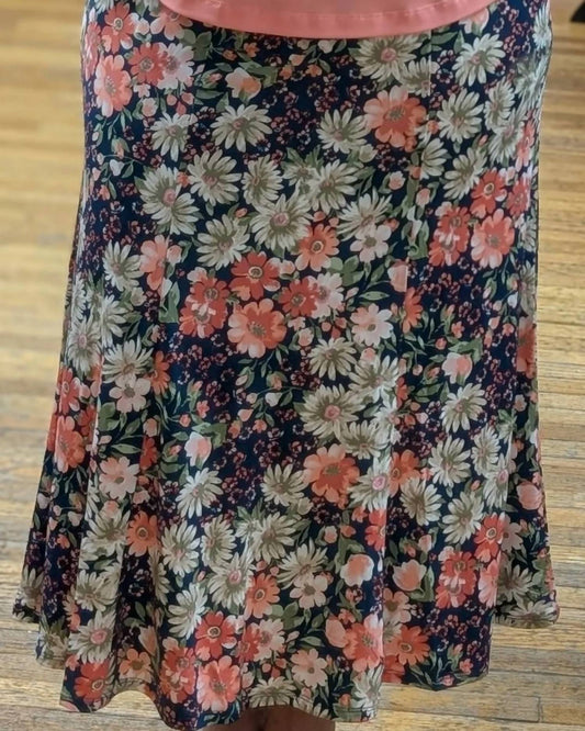 Floral Midi Skirt