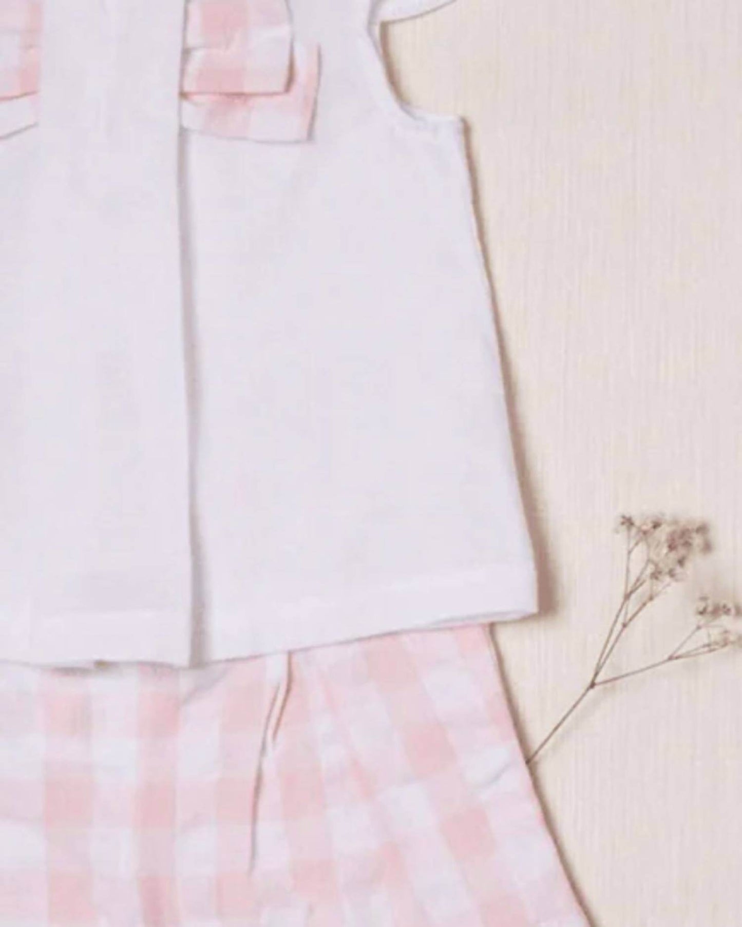 EMC - Girl's Stretch Jersey And Vichy Seeresucker Set - Rack Hunt -