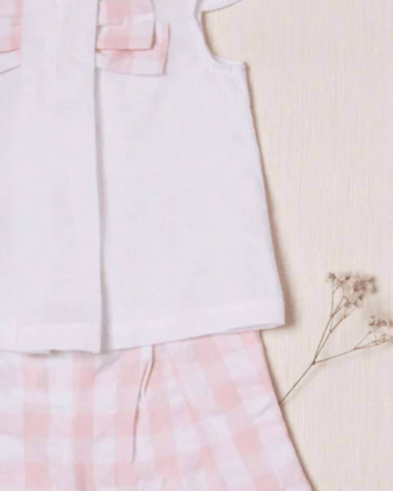 EMC - Girl's Stretch Jersey And Vichy Seeresucker Set - Rack Hunt -