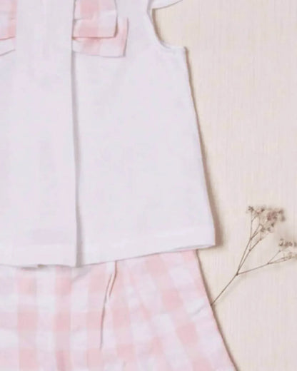 EMC - Girl's Stretch Jersey And Vichy Seeresucker Set - Rack Hunt
