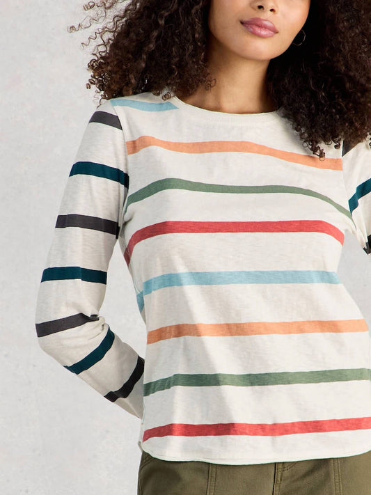 Clara Long Sleeve Stripe Tee