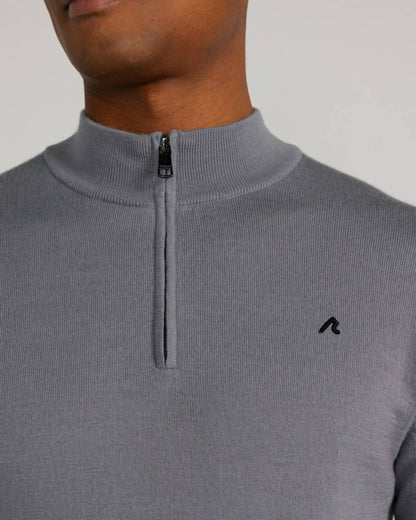 Rowe Merino Quarter Zip Tee