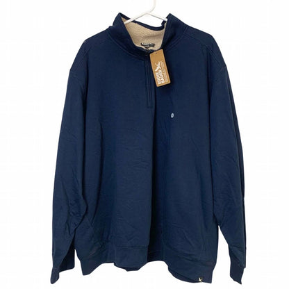 Men's Quarter Zip Camp Fleece Faux Shearling Jacket