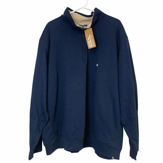 Men's Quarter Zip Camp Fleece Faux Shearling Jacket
