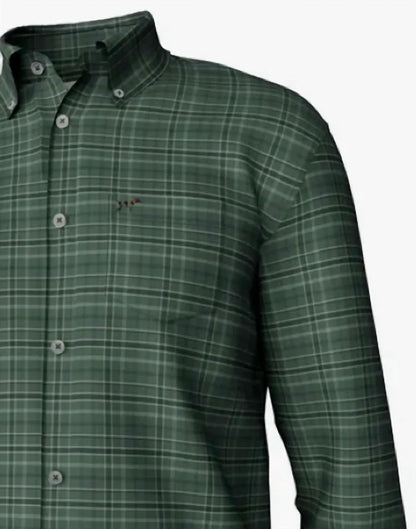 Southern Point Co. - Men's Hadley Luxe Long Sleeve Button Down Shirt - Rack Hunt
