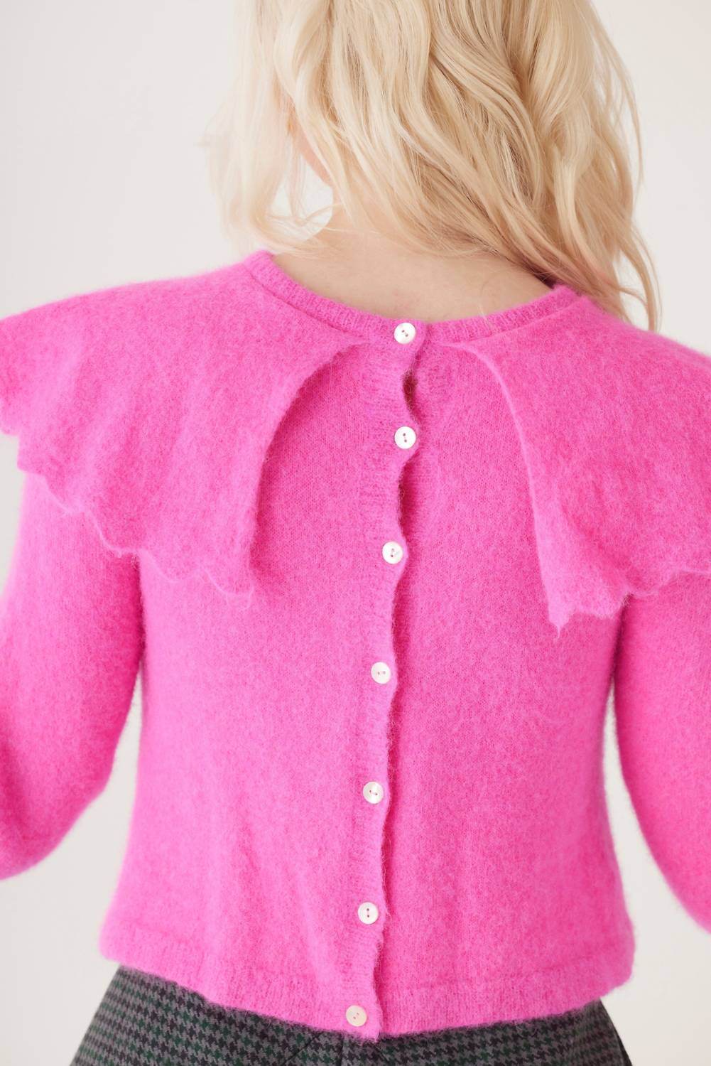 Rose Velvet - Hand Dyed Colette Wool Sweater - Rack Hunt -