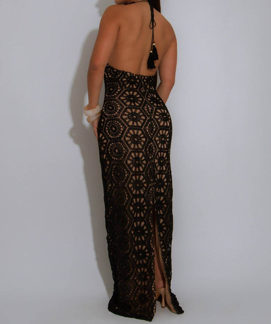 Chicways - Adore Her Lace Maxi Dress - Rack Hunt -