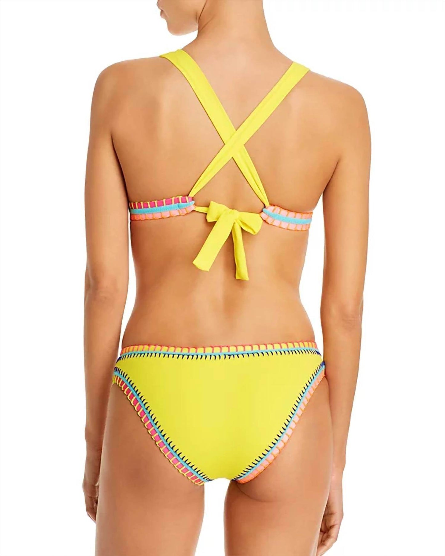 Platinum Swimwear - Stitched Scoop Bikini Bottoms - Rack Hunt