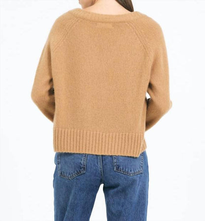Mabel Cable Vneck Pullover